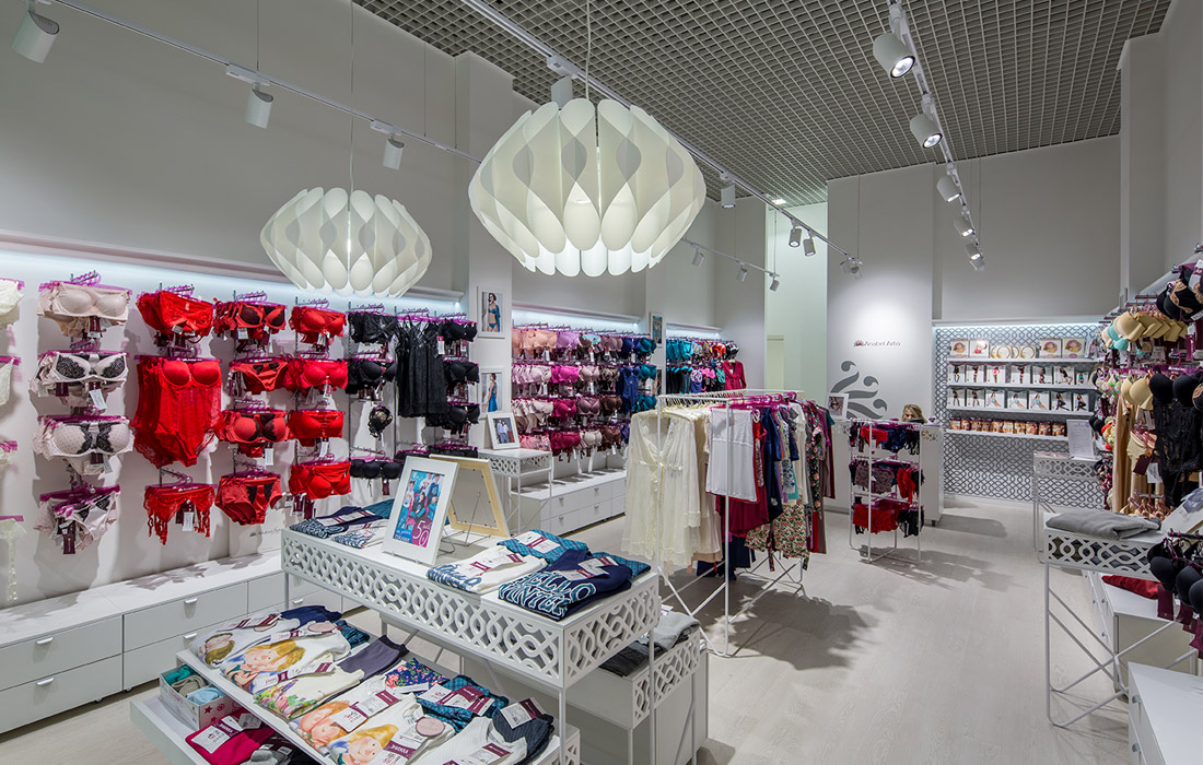 Anabel Arto - Освітлення магазину спідньої білизни