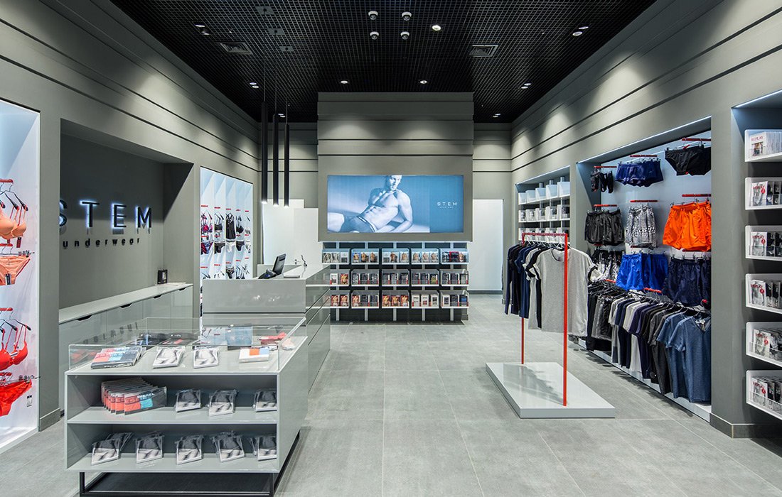 Stem Underwear - Освітлення магазину спідньої білизни