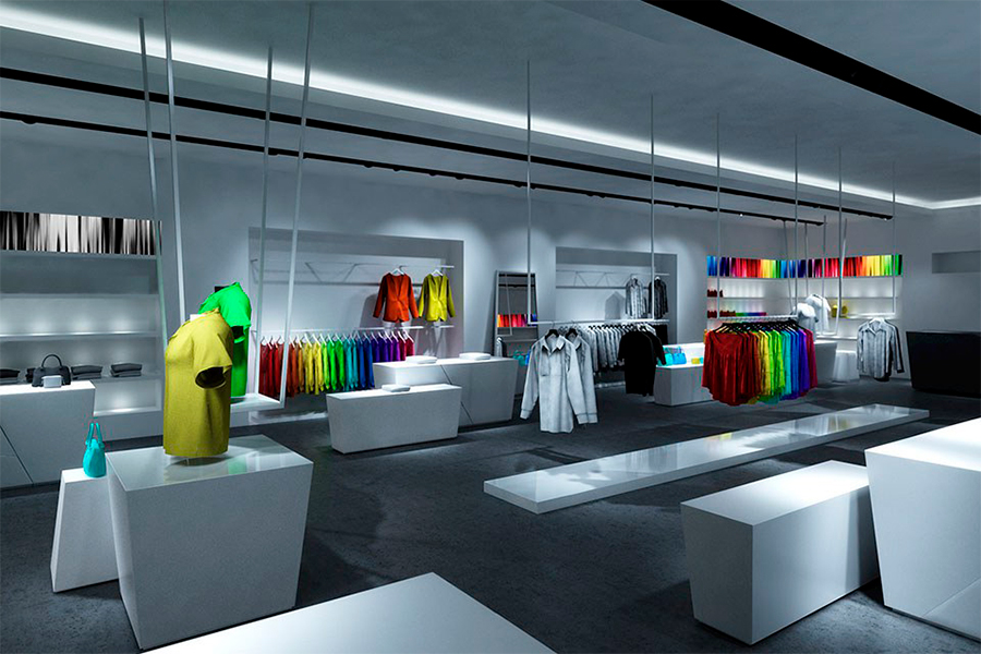 Виды освещения для магазина