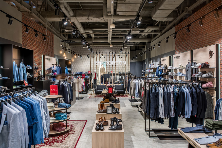 продектори для магазинів одягу