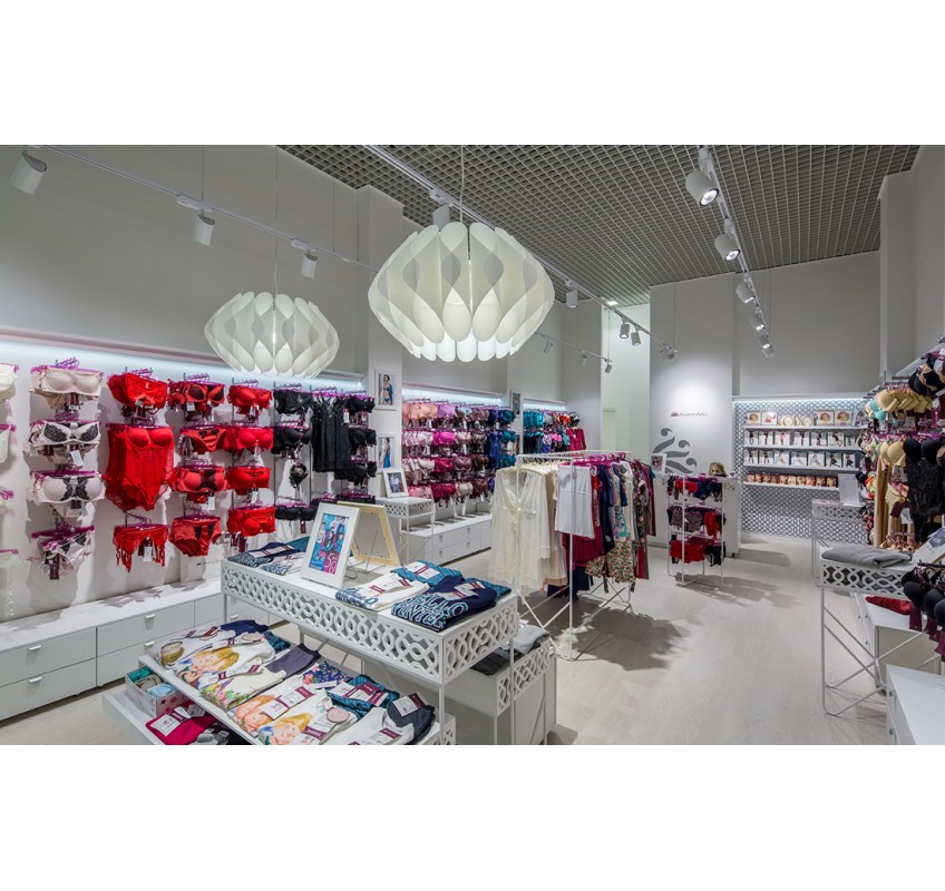 Anabel Arto — Освещение магазина нижнего белья Anabel Arto — Освещение магазина нижнего белья