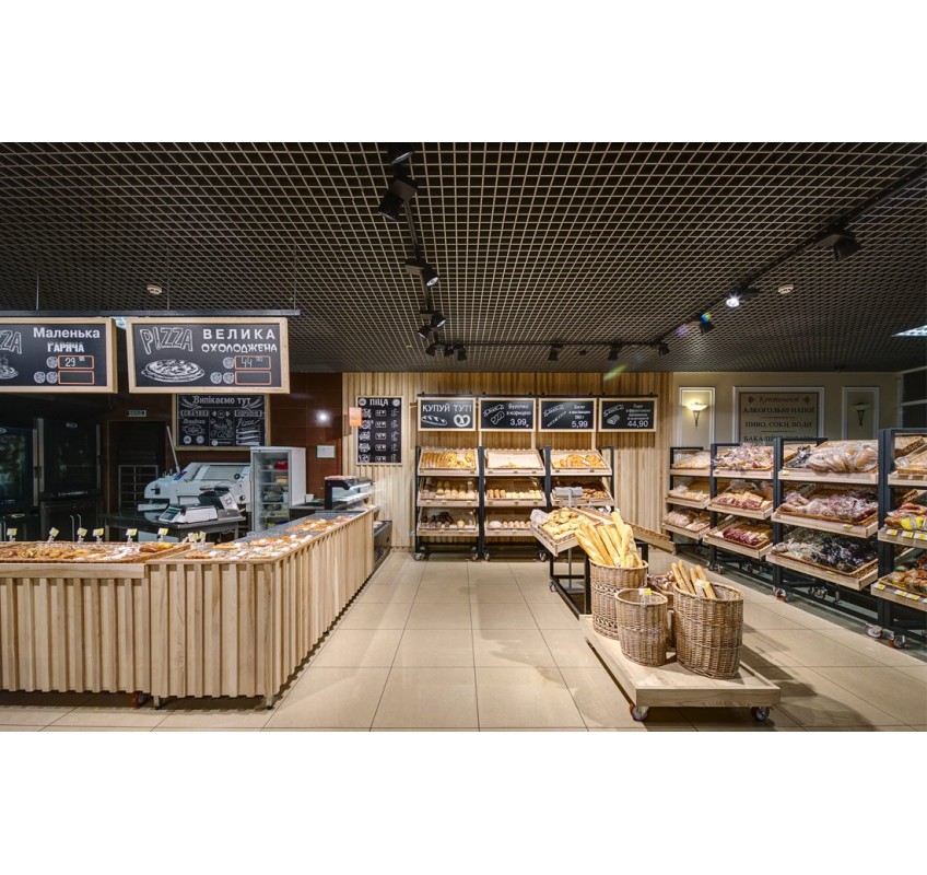 Континент — Освещение магазина продуктов Континент — Освещение магазина продуктов