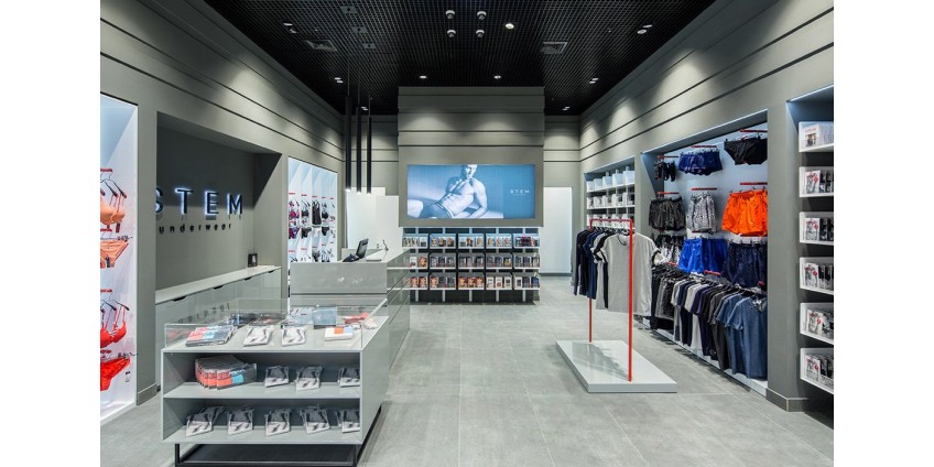 Stem Underwear — Освещение магазина нижнего белья Stem Underwear — Освещение магазина нижнего белья