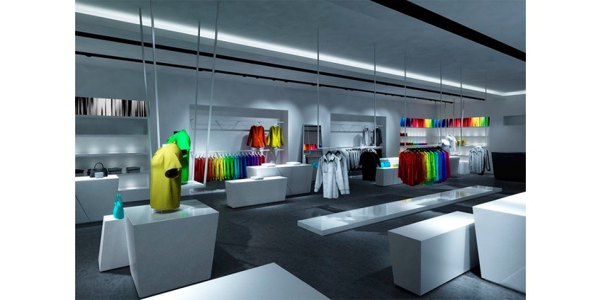 Виды освещения для магазина