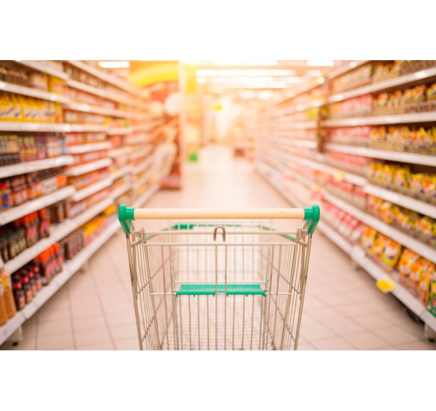 Освітлення супермаркетів на лінійних світильниках