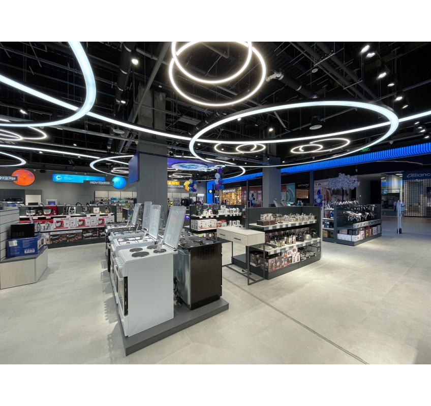 CLICK - освещение магазина бытовой техники и электроники CLICK - освещение магазина бытовой техники и электроники