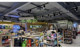Fuel station lighting: canopy, shop, café, site