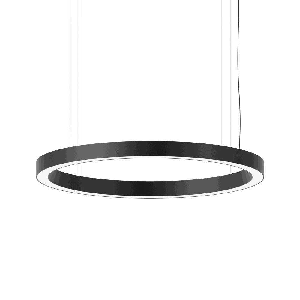 Figurative lamp ring SATURN 0.7D 54W 4000K Black 80ra FO