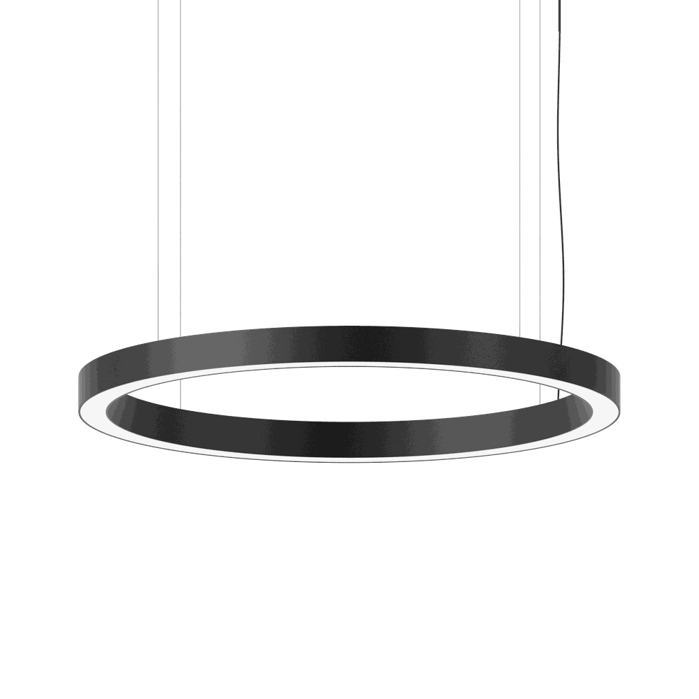 Figurative lamp ring SATURN 0.8D 65W 4000K Black 80ra FO