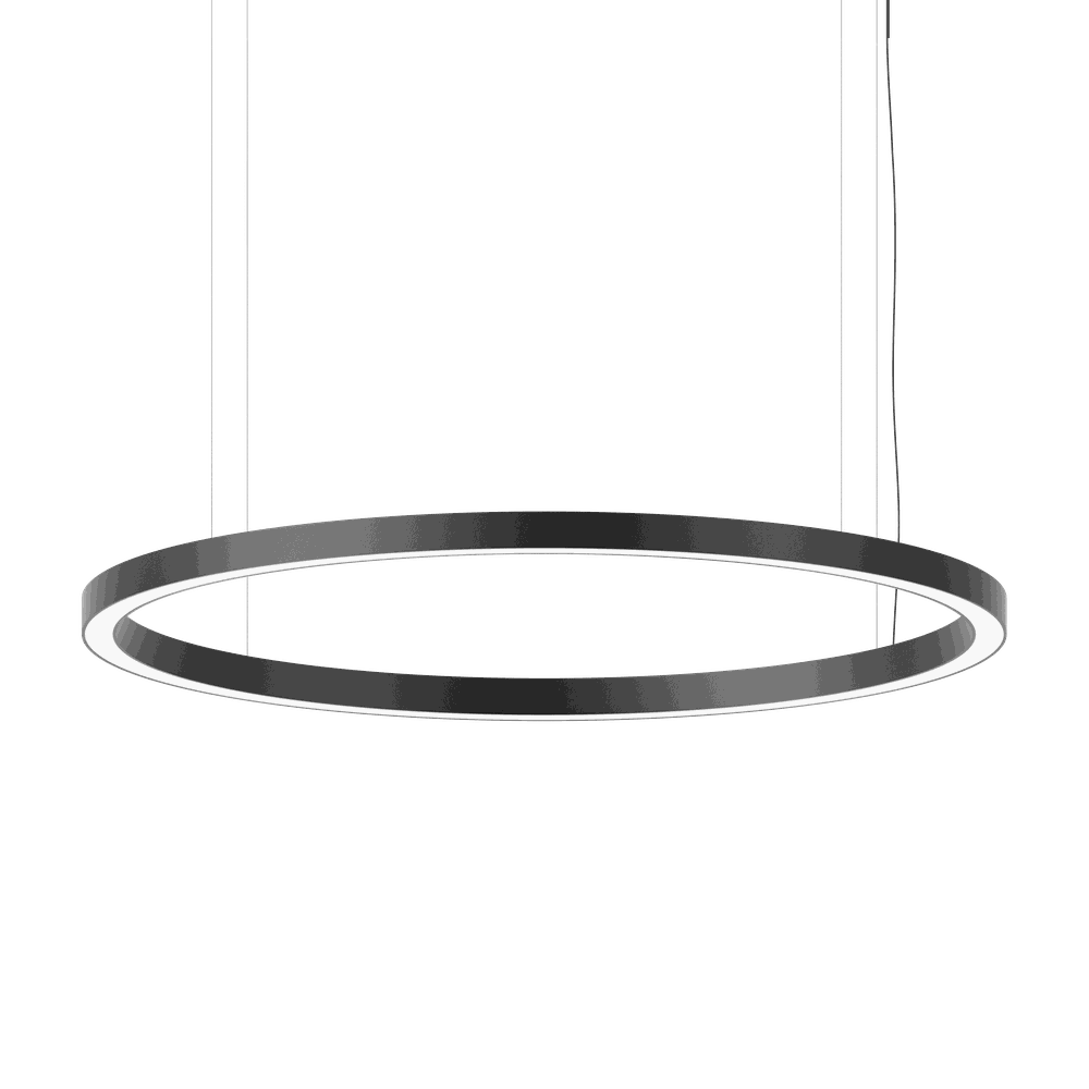 SATURN 1.5D Shaped Ring Light 100W 4000K Black 80ra FO