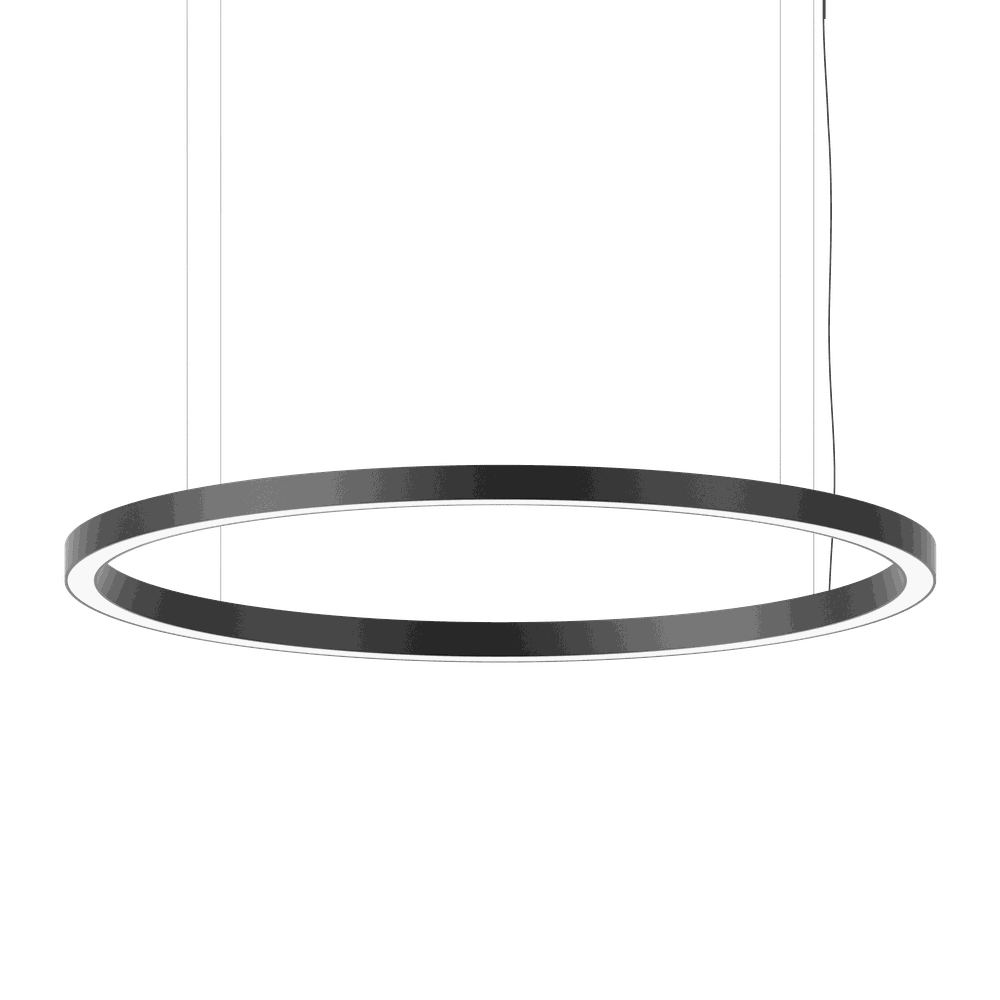 Figurative Ring Light SATURN 1.8D 160W 4000K Black 80ra FO