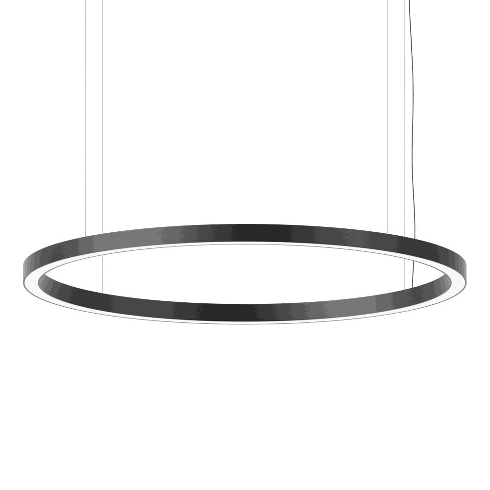 Figurative Lamp Ring SATURN 2.4D 120W 4000K Black 90ra FO