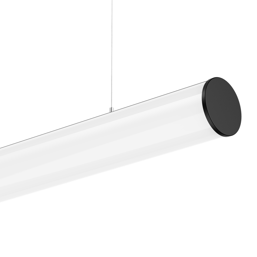 Linear luminaire HELLOTUBE 1.2M 24W (L1 (21W/m) 3500K 80ra 360° Black FO IP40