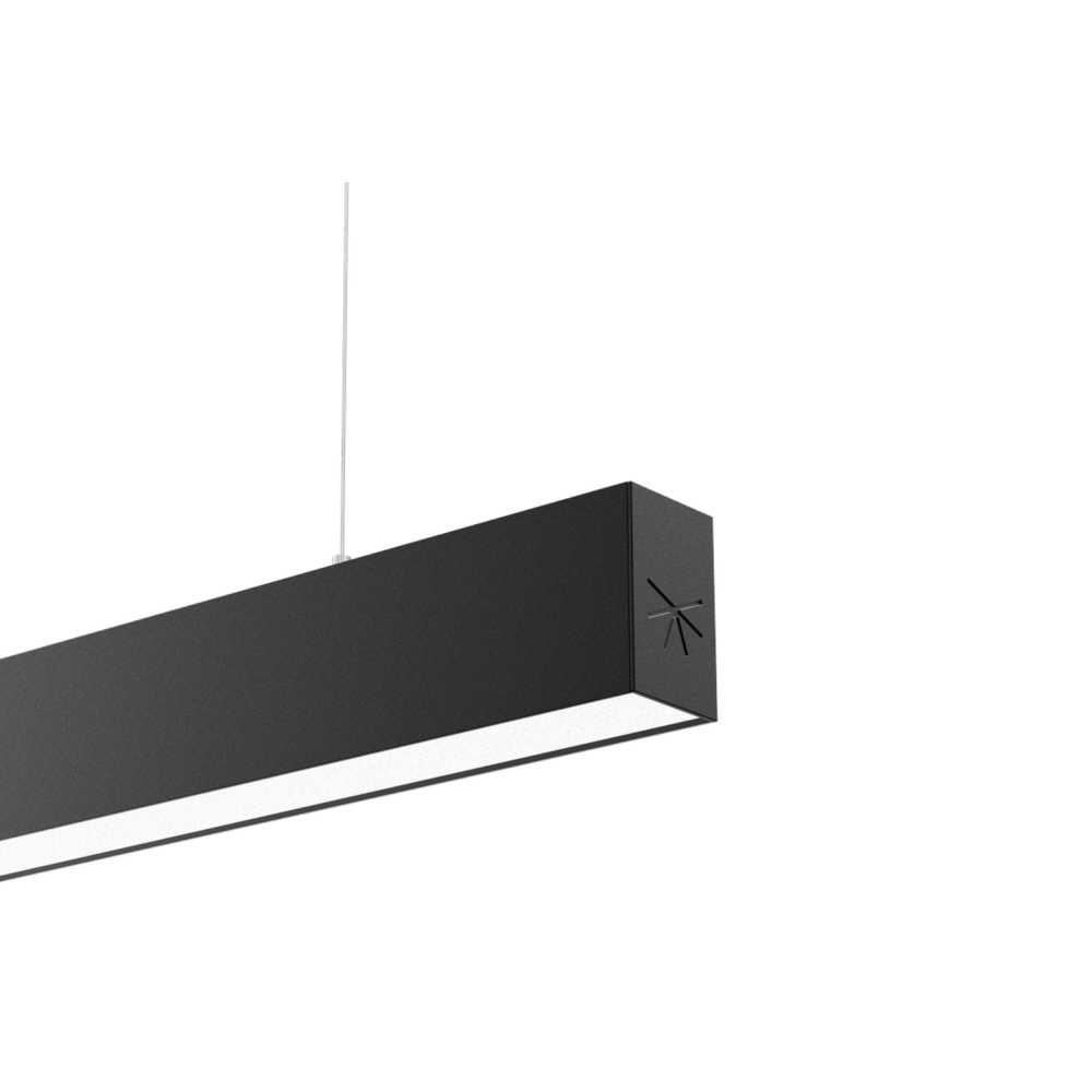 Лінійний світильник  LINK 1.2M 24W (L1 (21W/m) 4000K 80ra 100° Чорний  FO IP40 EM