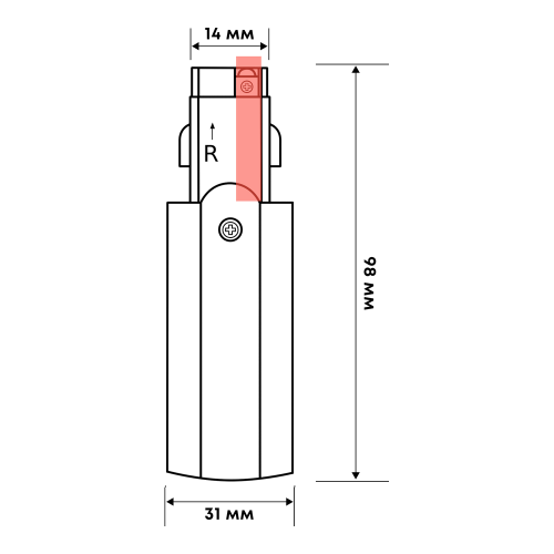 Подключение питания TRACK-3F R FEEDER RAL7038