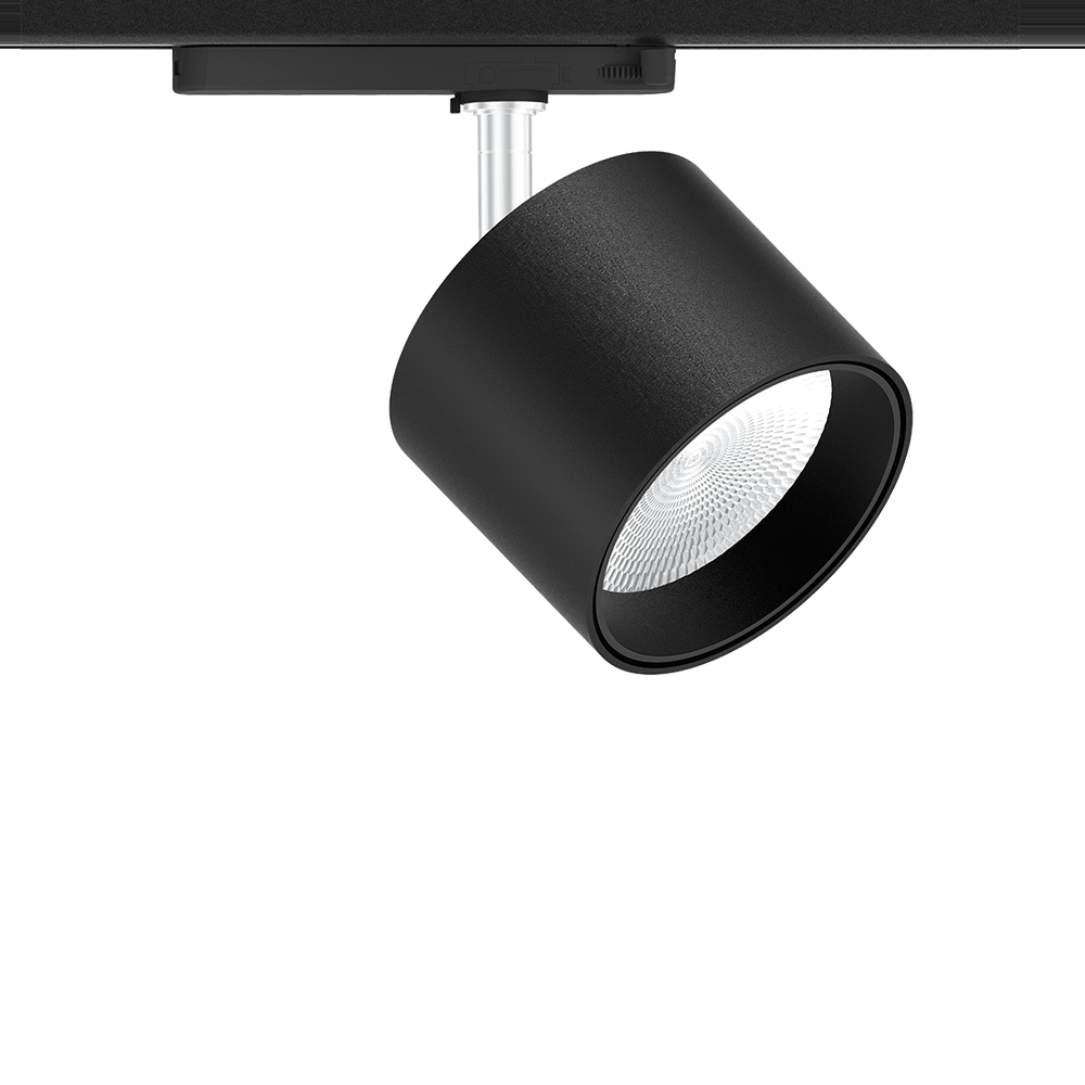 Track spotlight SHOOTER-L TRL150-85-ID 8W 4000K 80ra 30° Black 3F FO
