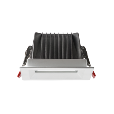Встраиваемый светильник квадратный PLATOS DLS130S 7W 4000K 80ra 38° Белый FO