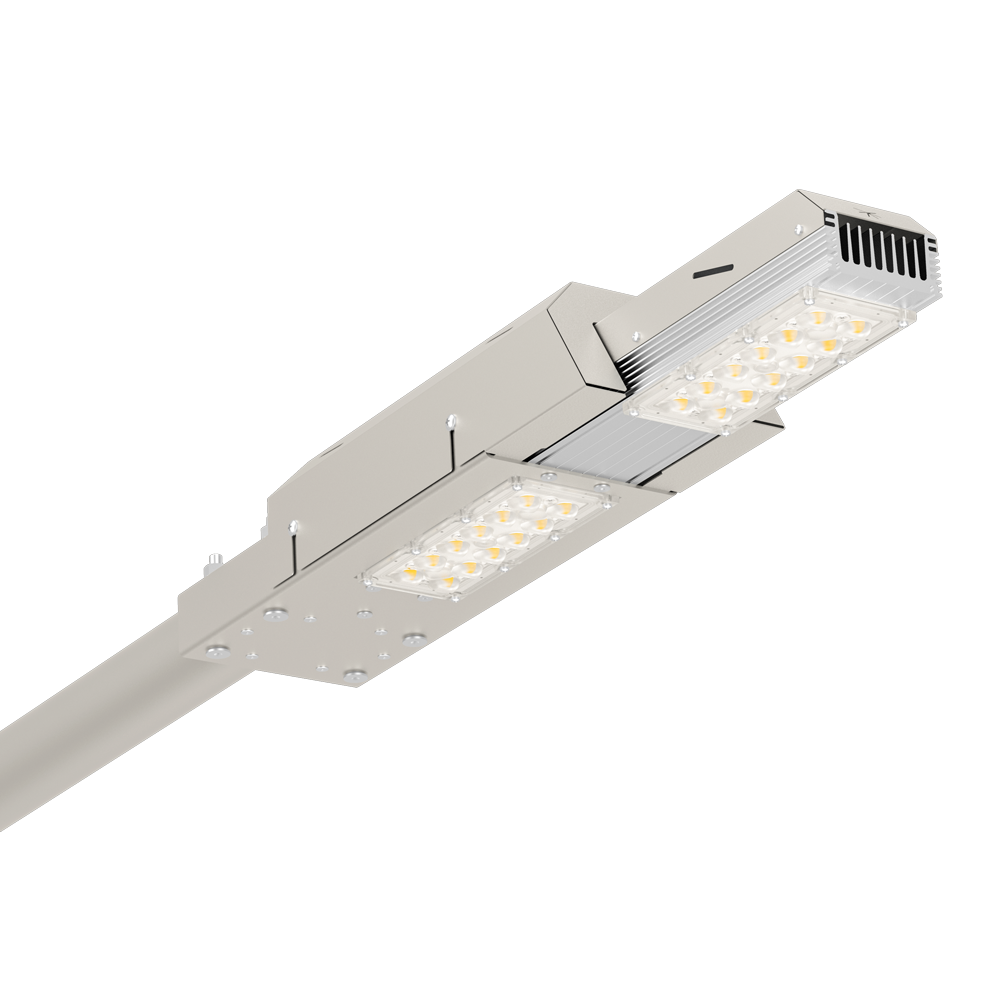 Вуличний світильник консольний ROUNDABOUT RCL-600-135 100W 4000K 70ra T2M Сірий IP67