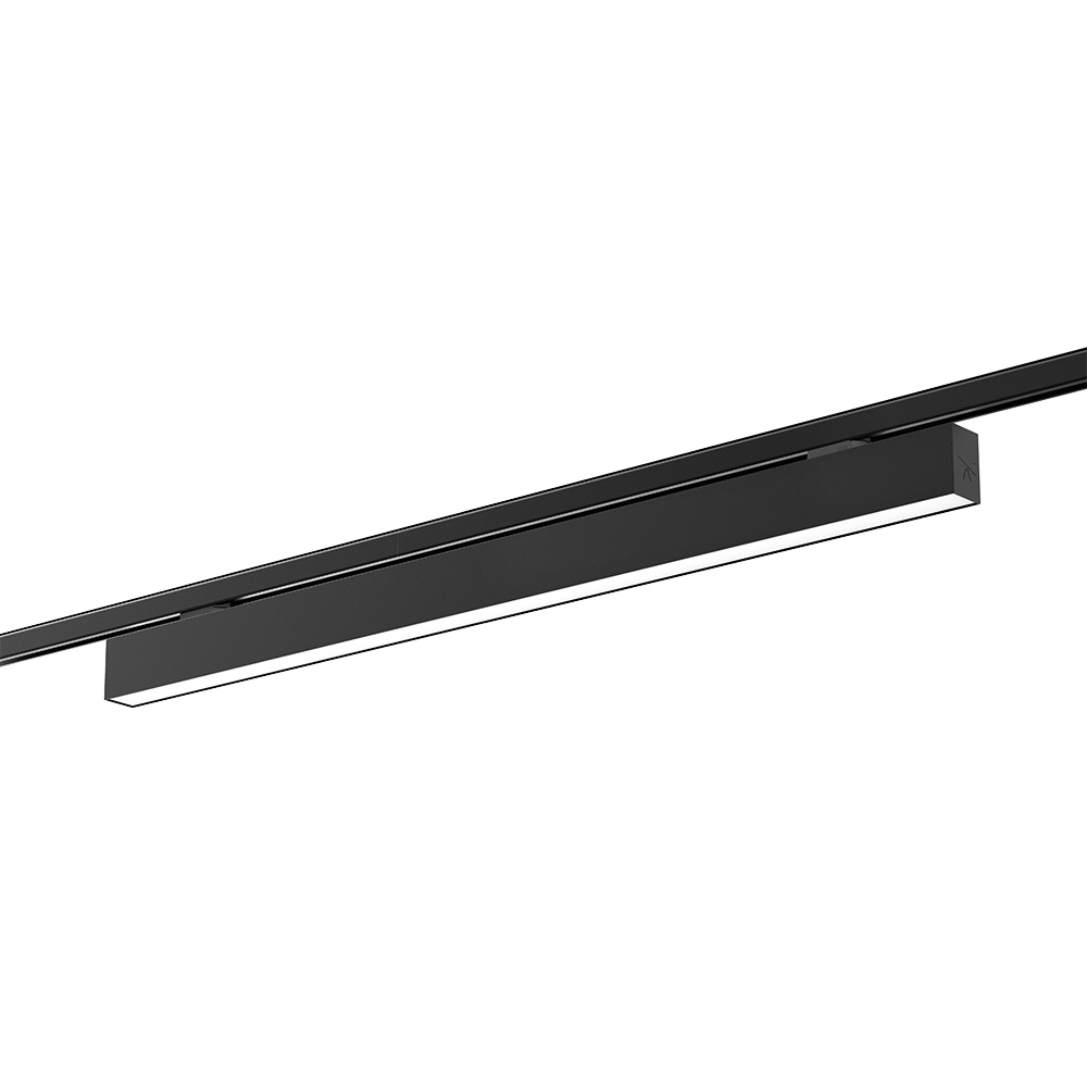 Лінійний світильник на 1F трек LINK 0.3M 13W (L2 (30W/m) 3000K 80ra 100° Чорний  FO IP40