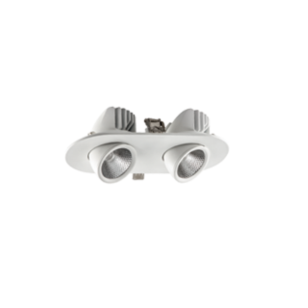 Встраиваемый светильник круглый PIXEL MINI GLR89Rx2 22W 4000K 80ra 38° Черный FO