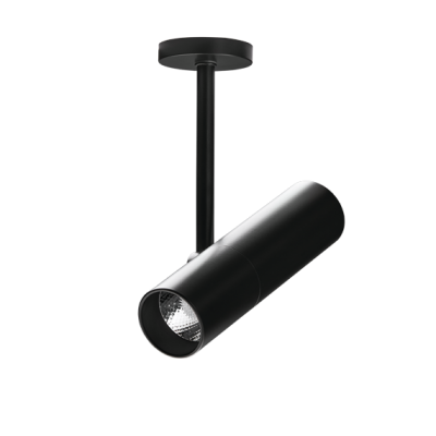 Прожектор TRACER TRL50 8W 3000K 80ra 38° Черный на точку FO  +ножка 1400мм