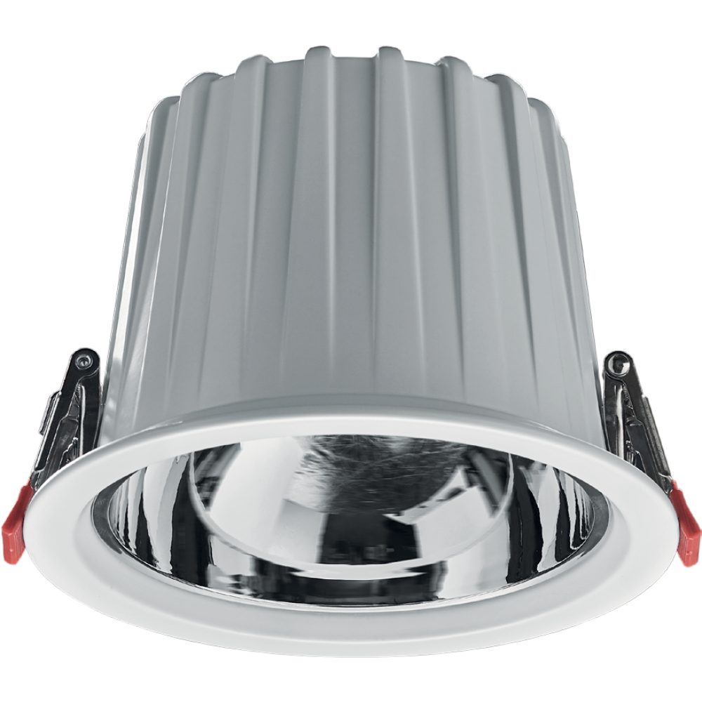 Врізний світильник круглий AISLE SLR138R 19W 4000K 80ra 45° Білий ZigBee   + Хром Вставка