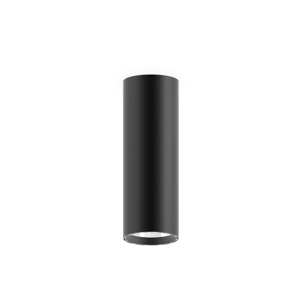 Накладной светильник круглый TUBE-M MTR76-195 13W 3000K 80ra 60° Черный FO IP20