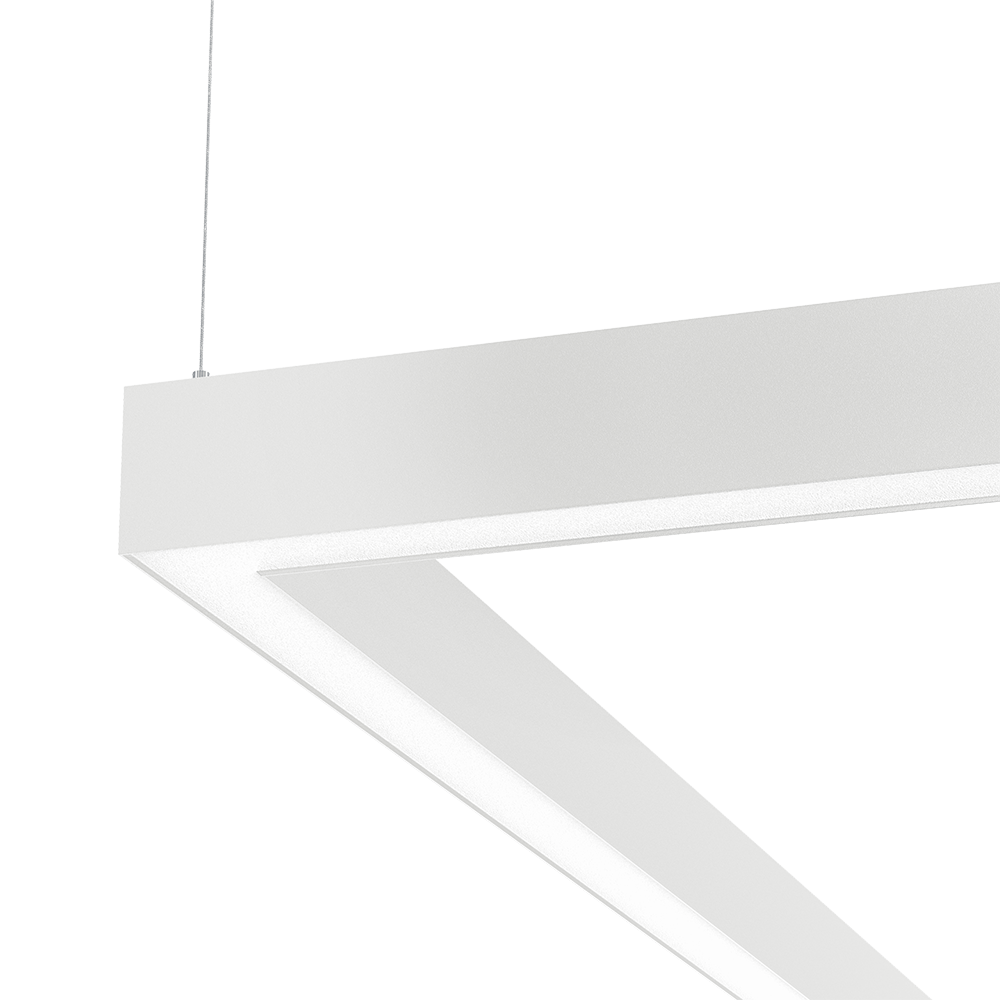 Лінійна конструкція пряма підвісний LINK-CONT   (1 725x1 725x)  40W  4000K 80ra Білий FO
