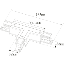 TRACK-3F-T-CONNECT-R1-RAL7038