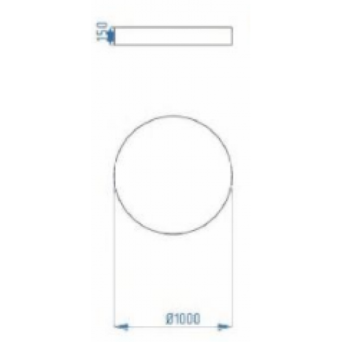 Светильник фигурный кольцо SATURN 1.0D 20W 3000K Черный 80ra FO