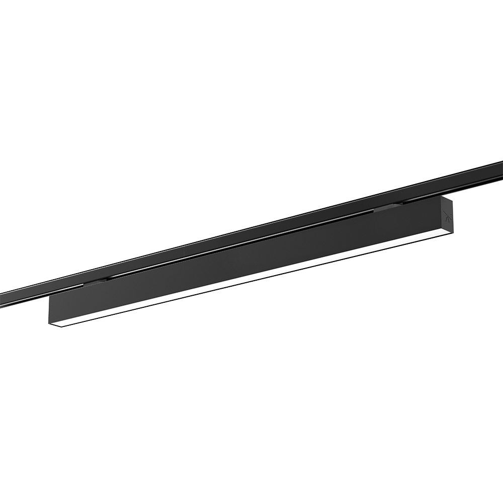 Лінійний світильник на 3F трек LINK 1.2M 24W (L1 (21W/m) 3500K 90ra 100° Чорний  FO IP40