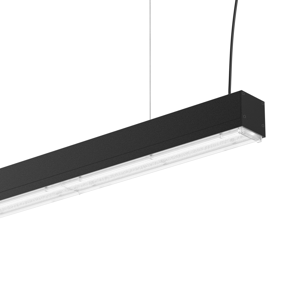 Лінійний світильник на 3F трек RAY-L 1.2M 35W (L2 (30W/m) 4000K 90ra 30°х90° Чорний  FO IP40
