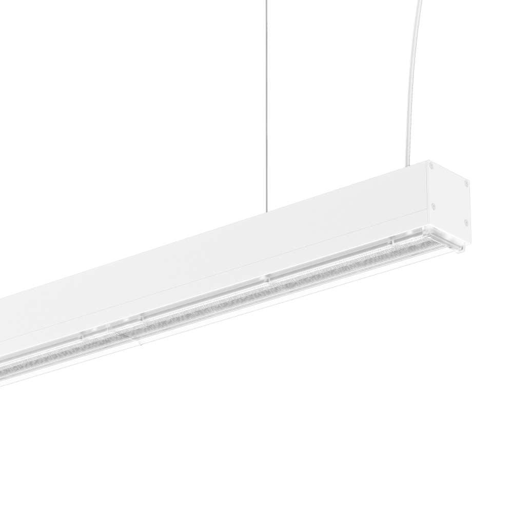 Лінійний світильник підвісний RAY-L 1.2M 35W (L2 (30W/m) 3000K 99ra 30°х90° Білий  FO IP40
