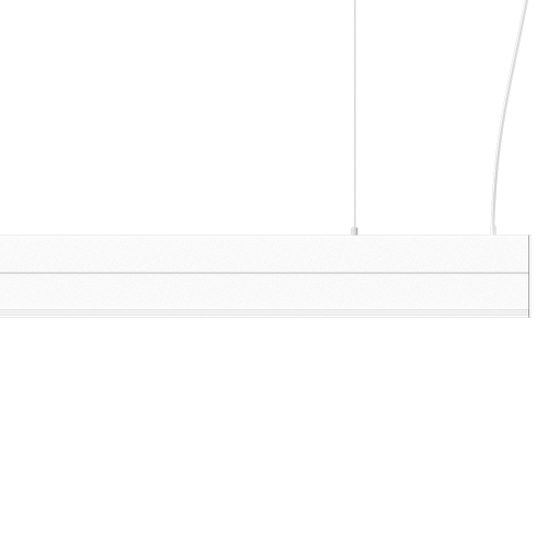 Лінійний світильник підвісний RAY-D 2.5M 79W (L2 (30W/m) 4000K 80ra 100° Білий  FO IP40