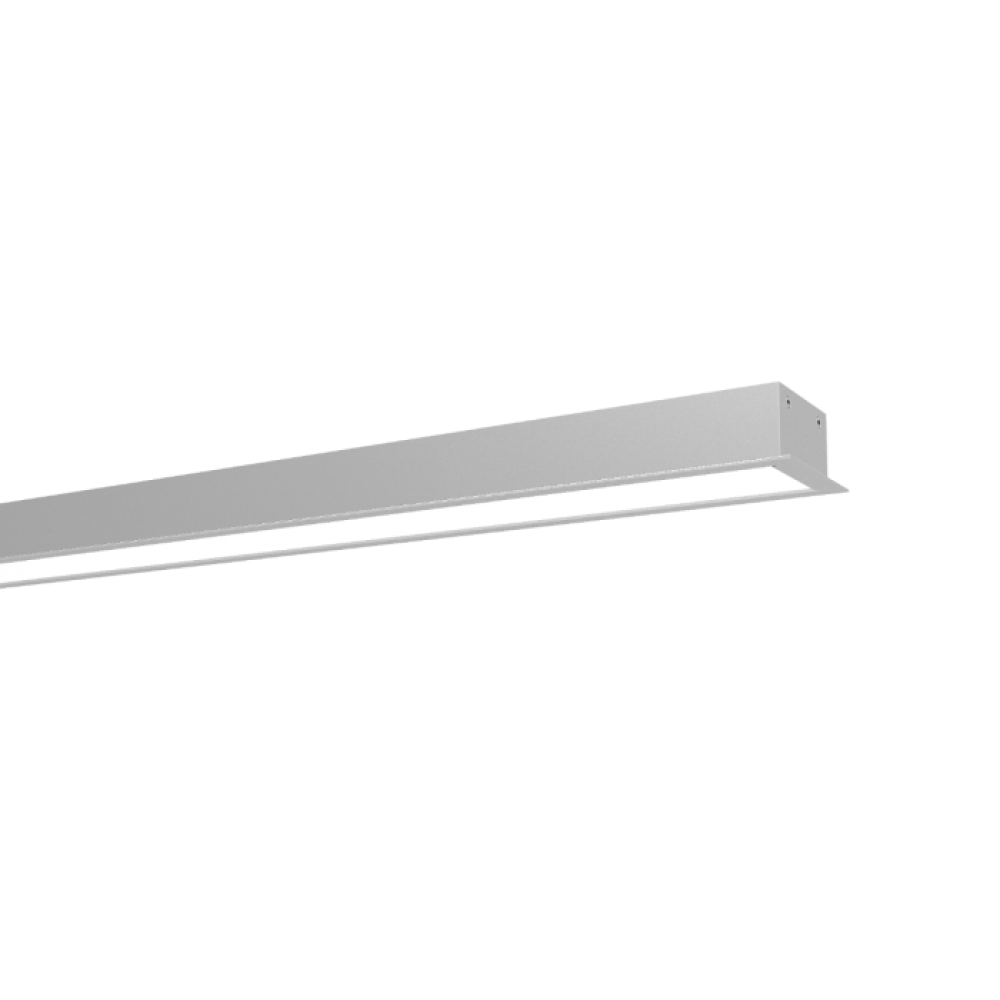 Лінійний світильник врізний RAY-R 1.0M 20W (L1 (21W/m) 4000K 80ra 100° Білий  FO IP40