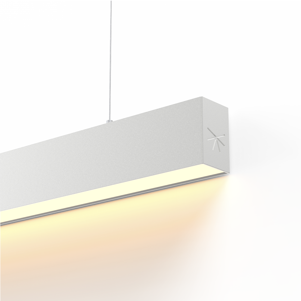 Лінійний світильник підвісний LINK 1.2M 24W (L1 (21W/m) 5000K 80ra 100° Білий  DALI IP40