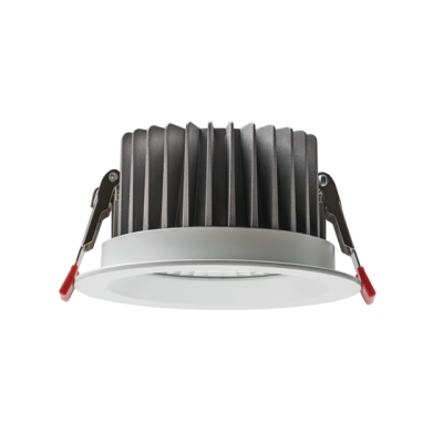 Встраиваемый светильник круглый PLATOS DLR130R 22W 4000K 80ra 60° Черный FO IP20