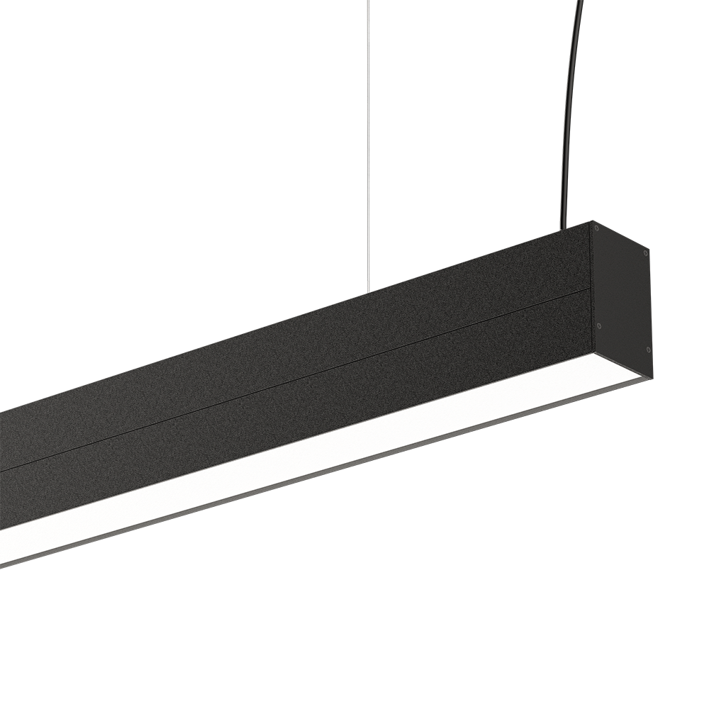 Лінійний світильник  RAY-D 1.7M 28W (L0 (12W/m) 4000K 80ra 100° RAL7016  FO IP40