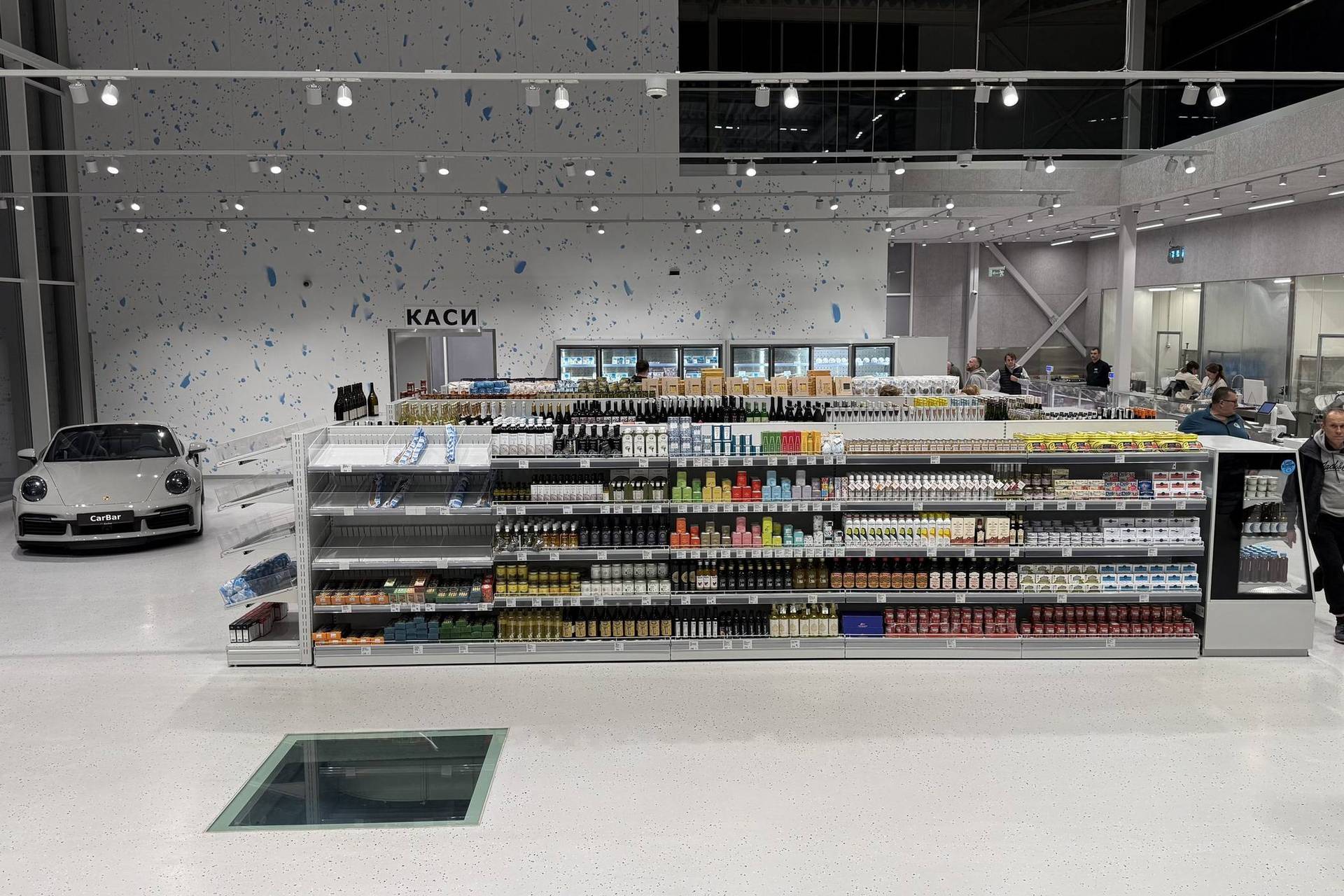 Egersund Seafood у Гатному: освітлення рибного магазину