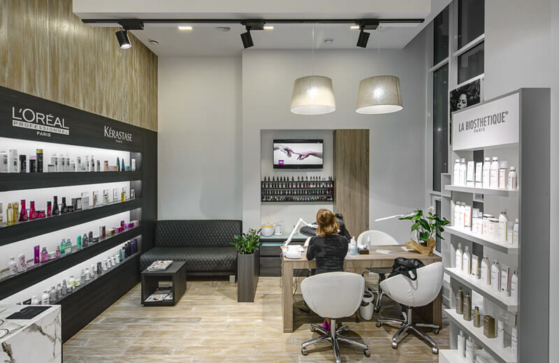 освещение для салона красоты