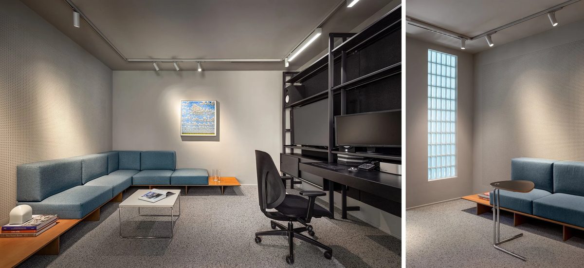 SHOOTER-S track spotlights in an editing suite at Dynamic Frame, Zurich